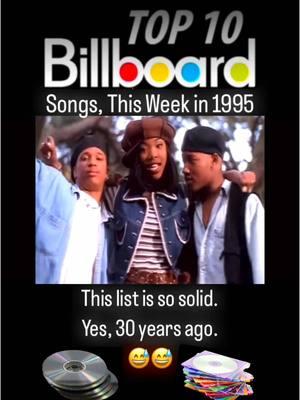 Top 10 Billboard Songs, this week 30 years ago. *1995* . . . . . . . . . . . . . . . #billboard #top10 #90smusic #90spop #90s #90skid #90sbaby #90saesthetic #90sthrowback #90shair  #tlc #90sads #throwback #nostalgia #nostalgic #childhood #childhoodmemory #kidstv #retro #vintage #millenial  #memoryunlocked #90stv #80sbaby #80skid #a90slife