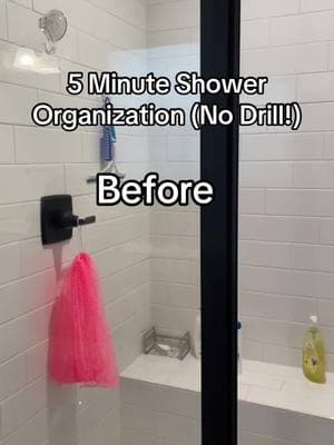 #bathroomstorage #showercaddy #showershelves #waterproof #nodrill #showershelf #tiktokshopfinds #fyp 