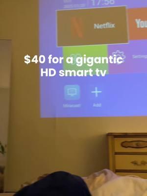 $40 giant smart tv projector  #smarttv #projector 