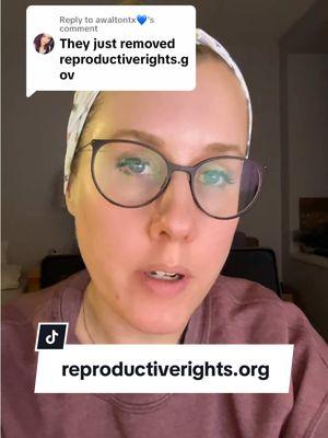 Replying to @awaltontx💙 (its dot gov!) we arent going to freak out, but we will prepare ourselveS #reproductiverights 