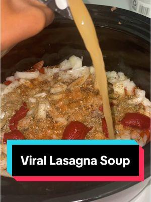 You have to save and try this lasagna soup recipe #lasagnasoup #lasagnasouprecipe #virallasagnasoup #lasagnasoupcrockpot 