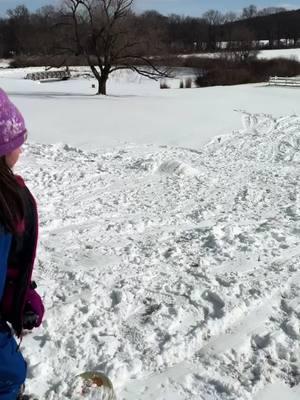 Her FIRST time touching a snowboard. Let’s gooooooo #snowboard #gnar #pow 