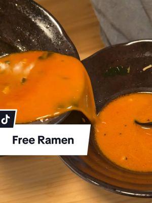 We had too many appetizers and couldn’t slurp all of the broth in the end. 😅 #ramen #freeramen #asian #asianfood #asiangirl #comedy #funny #foryou #fyp 