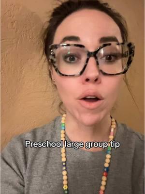 Preschool large group tip #teachersoftiktok #prekteacher #preschoolteacher #preschoolers #prekindergarten #earlychildhoodeducation 