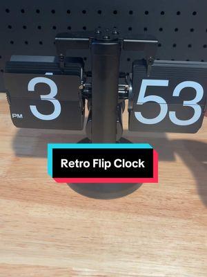 Classic Retro Flip Clock! #clock #classicclock #flipclock #retroclock #retro #tiktokshopfinds 