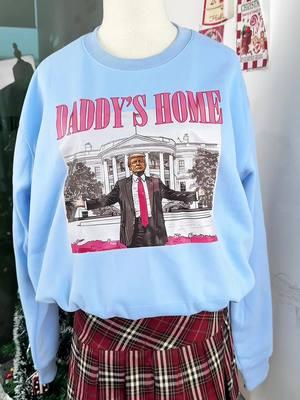 He has returned and succeeded ❤️🍀 #trump #trump2024🇺🇸 #trump2025 #daddyhome #daddyhomesweatshirt #TikTokShop #fyp #trendingshirt #january20th #trumpsweatshirts 