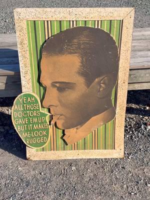 I have no idea where this is from  #vintagedecor #vintageadvertising #thrifting #fleamarketfinds #vintagefashion #vintagefind 