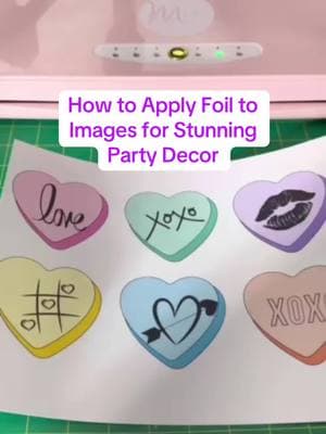 Learn how to add a shiny, glamorous touch to your party decor by applying foil to images. It’s an easy way to elevate your designs and make them pop!"  #PartyDecor #DIYParty #FoilTechnique #CraftingTips #EventDesign