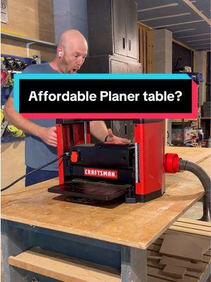 I didn’t think a planer was within reach until I saw this one. It works so smooth and I love that it’s easy to fold up and put away. If you have wanted to take your woodworking journey to the next level, this tool will help with that! - #woodworker #woodworking #woodworkingtools #planer #craftsman #diyhomeimprovement #diyprojects #diywoodwork 