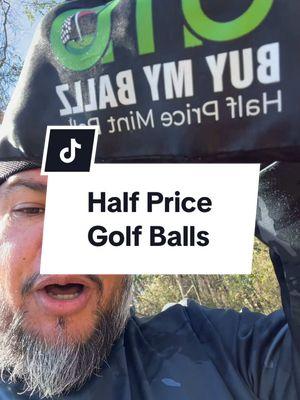 Premium golf balls at half the price. #golfing #golfballs #golftok #golfer #golftiktok 