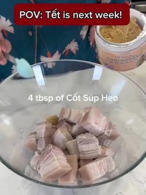 POV: Tết is around the corner, and you already know thit kho trứng is making its way to the table ✨ Our @quocvietfoodsusa recipe keeps it SIMPLE with just a few ingredients—including our Pork Soup Base for that bold, savory flavor. It's unique because our Pork Flavored Soup Base is carefully crafted with real pork bones, fat, and a touch of fish sauce, delivering that authentic Vietnamese flavor profile we all love: sweet, salty, and melt-in-your-mouth delicious. Get ready for the best (and easiest) thịt kho you’ve ever had! __ #quocvietfoodsislife #thitkhotrung #supheo #tet2025 #lunarnewyear2025 #soupbase #vietnameserecipes #vietnamesecooking #vietcookingathome #quickandeasyrecipes #porkbase #porkseasoning #porkflavor #porksoup #porkflavoredsoupbase #supheo #braisedpork #caramelizedpork #thitkhorecipe #thitkho #tetrecipes #lunarnewyearrecipes