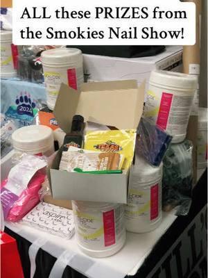 There is NO other nail show in the USA that gives away MANY THOUSANDS of dollars in nail products like we do at the Smokies Nail Show in Gatlinburg, TN!  🔥 Grand Prize = $1500 in nail products, too! 🤩💅👣 Link for show tix in profile 😎 #gatlinburgtennessee #nailtecheventofthesmokies #nailshow #nailproducts #nailtechlife 