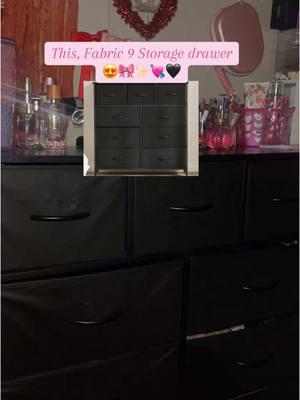 Obsessed😍✨🖤 #esevelynpadilla #drawer#9drawer #fabricstorage #sweetfurniture #fypシ 