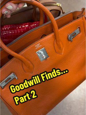 Doubt it’s real… but honestly, for $14.99, the orange🍊 is ORANGING…🤩 #weback #webackbaby #thrifting #thriftingfinds #thriftshopping #birkin30 #hermesaddict #hermesbag #goodwillfinds #goodwill 