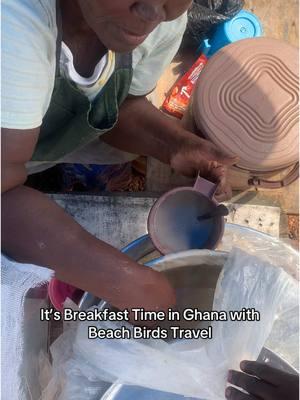 Have you tried Ghanaian Porridge?  We specialize in connecting the Diaspora with authentic up close and personal experiences on the Motherland… Join us on a 2025 Tour www.beachbirdstravel.com  #ghanafood #trynewthings #travel #beachbirdstravel #ghanatours 