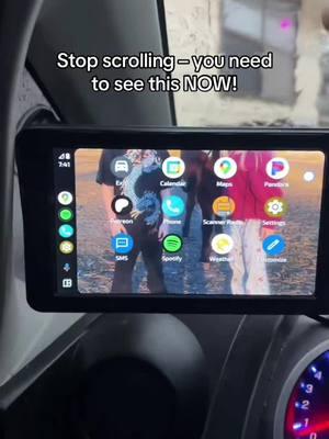 I love this so much #carplay #classy #oldcar #cargadget #carscreen #applecarplay #carsoftiktok #tiktokmademebuyit 