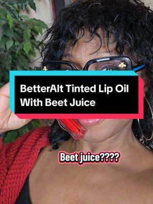 If you're switching out all your chemical laidened makeup with chemical free makeup then you'll love this lip oil. #betteralt #betteraltliptint #chemicalfreemakeup #veganmakeup 