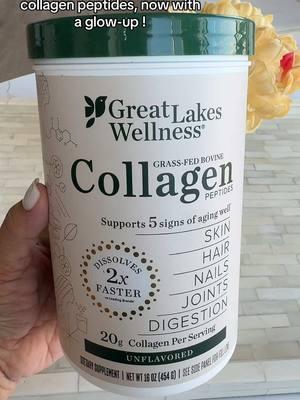 Get your 16oz Collagen Peptides Supplement today on sale now for $25.50 on the TikTok shop sold by Great Lakes Wellness@sellwithtiktokshop_us #collagenpeptides#supplement #greatlakeswellness @Great Lakes Wellness 