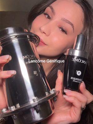 La cápsula del tiempo ame el concepto ! @Lancôme #Genifique #StepIntoTheFuture #GiftedByLancome #serum #skincare 