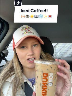 an iced latte in icy weather😆 #coffee #dunkindonuts #dunkin #dunkincoffee #icedcoffee #iowa #iowawinter #iowacheck #midwest #midwestwinter #cold #coldweather #icedlatte #hotcoffee 