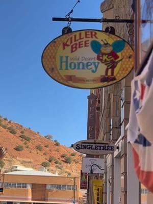 Killer Bee Wild Desert Honey in Bisbee, AZ—where the sweetest desert treasures are found! 🐝 Pure, raw, and unique honey straight from the heart of the desert. #KillerBeeHoney #BisbeeAZ #DesertHoney #SupportLocal #BeeInspired #RawHoney #BeeKind #WildHoney #ArizonaAdventures #DesertVibes #NaturalGoodness #BeeLovers #HoneyTasting #SweetEscape #HoneyShop #RawAndUnfiltered #BeeWild #BisbeeLife #HoneyAddict #BeeHappy #UniqueArizona #DesertFinds #SweetToothSatisfy #NatureLovers #TasteTheDesert #BisbeeAdventures #WildFlavors #HoneyBuzz #DesertDiscoveries #BeeAware #ShopSmall #ArizonaLove #HoneyTime #DesertTreasures #SweetFinds #killerbeeguy #bisbee 