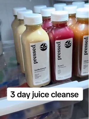 3 day juice cleanse @Pressed #juicecleanse #detox #3daydetox 