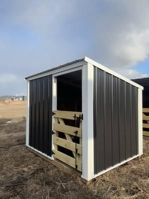 The 8’ x 8’ shelters are available in many different colors.  Bring a trailer and we’ll load you or we can also deliver.  www.driftlessoutdoorsllc.com  #shelter #barn #runinshed #sheep #goat #smallanimal #chicken #driftlessoutdoors 