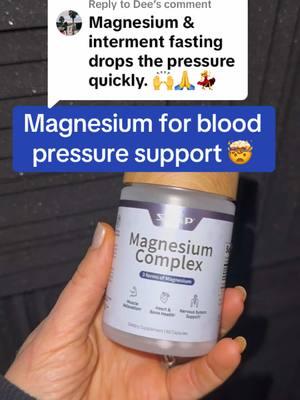 Replying to @Dee it’s important to get this magnesium with all three forms, for blood pressure support ##bloodpressure##supplements##bloodpressurehealth##bloodpressuresupport##over40##magnesium