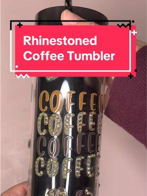 I rhinestoned the cutest tumbler today! I mean rhinestones and coffee? Sign me up!   #coffee #coffeetiktok #coffeedup #icedcoffee #rhinestones #diamonds #acrylic #tumbler #smallbusinessowner #supportsmallbusiness #SmallBusiness #smallbusinesscheck #like #tiktok #tiktokmademebuyit #tiktoktrending #trending #fyp #foryou #foryoupage #creative #create #art #artistsoftiktok #sparkle #sparkley #glitter #glitterkeychain #bellalofacreations 