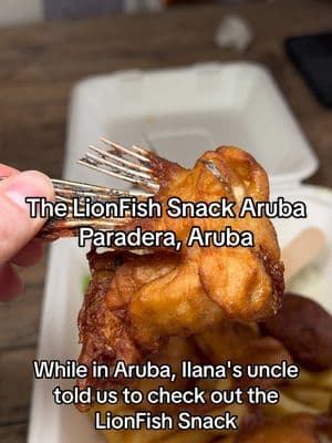 The LionFish Snack Aruba: $20.00 Service: 8.9/10 Food: 8.7/10 Price: 8.5/10 ⭐️Overall: 8.7/10 #thelionfishsnackaruba #lionfish #arubafoodie #arubafood #arubaeats #paradera #aruba 