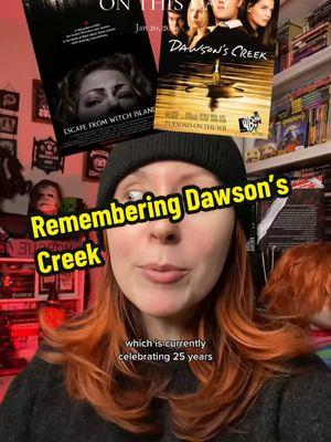 #onthisday Dawson’s Creek premiered on this day in 1998 (27 years ago 😭). The show was created by Kevin Williamson and has many horror themed episodes. Streaming on @Tubi! #horrortok #horrorshow 