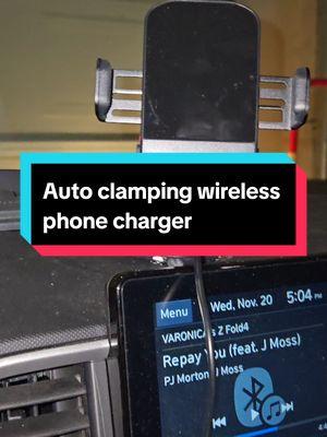 Y'all I'm still loving my wireless phone charger with the auto clamping feature.  #wirelessphonecharger  #phonecharger  #phoneaccessories  #clearingmydrafts @QueenV🧶🧳✈️🚢 | TasteMakers @QueenV🧶🧳✈️🚢 | TasteMakers @QueenV🧶🧳✈️🚢 | TasteMakers 