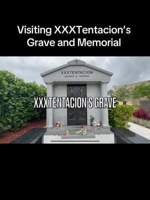 XXXTentacion’s Grave and Memorial #xxxtentacion #grave #memorial #cemetery #jahsehonfroy #ripx #ripxxxtentacion #rip #fy #fyp 