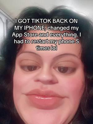 I deleted it from my phone and got it back lol #tiktokban #tiktokapp #mayalabruja 