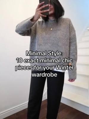 Minimal Style: 10 exact minimal chic pieces to add to your Winter wardrobe!  #creatorsearchinsights #wintercore #style #fashion #chic #stylesnap #styleinspo #stylehacks #styletok #fashiontiktok #fashiontok #fashioninspo #minimal #minimalstyle #minimalstyleoutfit #minimalstyledaily #minimalstyleinspo #neutralstyle #neutraloutfit #outfitinspo #outfits #outfitoftheday #winterstyle #winterstyleinspo #winterfashion #winterfashioninspo #sizeinclusive #sizeinclusivefashion #petitefashion #midsizefashion #plussizefashion #effortlessstyle #parisianstyle #StreetFashion #StreetStyle #effortlessstyle #elevatedbasics #capsulewardrobe #styleexpert #styleadvice #styleadviceforwomen #fashiontips #fashiontipsforwomen #jenknowsstyle #jenknowsbest 