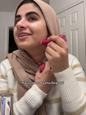 @BASMA Beauty did not come to play! Neither did @Haus Labs by Lady Gaga  #hauslabsfoundation #basmabeautyfoundation #foundation #basmabeauty #dryskin #skinlikemakeup #skinlikefinish #foundationcomparison #makeup #sephora #desi 