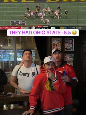 BIG FOR SOME 😮‍💨🤯😅 #ohiostate #notredame #nationalchampionship #cfb #cfp #gamewinningfueldgoal #osu #buckeyes #buckeyefootball 