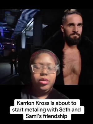 Karrion Kross is about to start touching things again #WWE #wweraw #karrionkross #sethrollins #samizayn #wrestletok #womenofwrestletok #fyp 