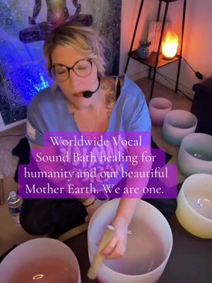 Worldwide Vocal  Sound Bath healing for humanity and our beautiful Mother Earth. We are one.  #LIVEhighlights #TikTokLIVE #LIVE #helphumanityhealnetwork #igniteyourlightknowyourtruth #soundbathmeditation #lovewins #exposethetruth #raiseyourvibration #energyhealing #earth #soundhealing #lightworkers #starseeds #loveisthekey #soundbathmeditation #chakrahealing #healersoftiktok 