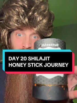 Day 20 of my 30 day shilajit honey journey #energy #noenergy #needmoreenergy #sustainableenergy #exhausted 