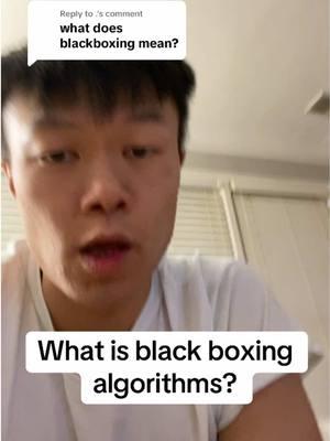 Replying to @. What is black boxing in algorithms? #blackboxing #blackbox #blackboxalgorithms #algorithm #datastructure #computersciencestudent #computersciencemajor 