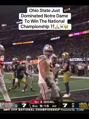 Ohio State Just Dominated #fyp #foryou #foryoupage #football #cfb #viral #trending #collegefootballplayoff #ohiostatefootball #notredamefootball #flockseahawks 