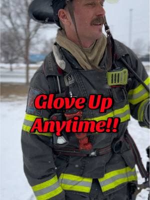 Glove Up Anytime in Any Weather! #firefighter #firefightertiktok #myhandyhook 