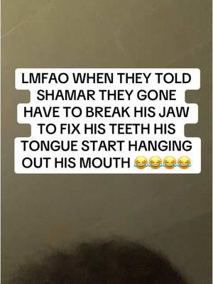 Man my soul left me I laughed so hard gang😂😂😂😂😂😂#shamar #zues #newteeth #fypシ゚viral #foryoupage 