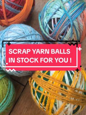 my audio got so warped but scrap yarn for you hand rolled by me is now available 😚😸❤️! #crochet #crochetart #fiberart #fiberartist #yarn #yarntok #yarnaddict #yarnlovers #scrapyarn #ethicallysourced #sustainableart #ecofriendly #ecofriendlyart 