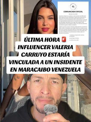 #greenscreen ÚLTIMA HORA 🚨Valeria Carruyo estaría vinculada a insistente en Maracaibo del cual supuestamente estaría escapando #parati #elflacowillnoticias #venezolanosenelmundo 