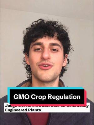 Judge James Donato overturned a USDA rule made by Donald Trump. President Trump’s executive order allowed agro chemical companies to introduce genetically modified crops to the market without the USDA approving them. The former rule allowed companies like Bayer Monsanto to quickly introduced bioengineered crops to the market. The GMO crops will now have to go through the pre market review. The USDA needs to stop the sale of all GMO crops until their safety can be independently proven.   #gmos #gmo #geneticmodification #geneticallymodified #bioengineered #gmofood #organic #bayer #monsanto #trump #agriculture 