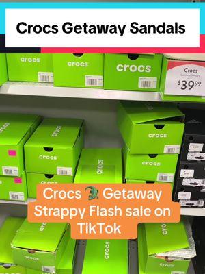 🌟 Flash Sale Alert! 🌟 Score amazing deals on Crocs, getaway sandals, and stylish strap sandals—ONLY on TikTok Shop! 🛍️ Hurry, these prices won't last!#crocs #crocsgang #crocspartner #TikTokShop #FlashSale #SandalSeason #ShopNow #BetterPrices