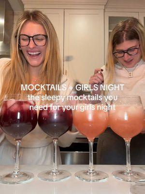 the best company + sleepy mocktails = the perfect night 🫶🏼🩷😴 make sleepy mocktails with my best friends and I for our cute girls night!!! these are the best for deep sleep. if you try this healthy mocktail out, tag me so I can share it!! @ellie bloom @LaCroix Sparkling Water @Vimergy @Revl Fruits @Moon Juice #GirlsNight #MocktailRecipes #SleepyMocktails #RelaxAndUnwind #WellnessVibes #ChillNightIn #HealthyMocktails #NoAlcoholMocktails #GirlsNightIdeas #SweetDreams 