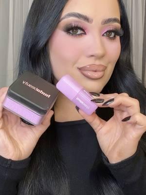 Trying @Huda Beauty NEW Ube Collection 🍰💜✨  • Easy bake in Ube Birthday Cake powder. • Blush Filter in Ube Cream. • Faux Filler Lip gloss in Uuu-Baby.  #hudabeauty #fyp #foryou #ubecollection #hudabeautyshop #huda #parati #maquillaje #makeuptherapy 